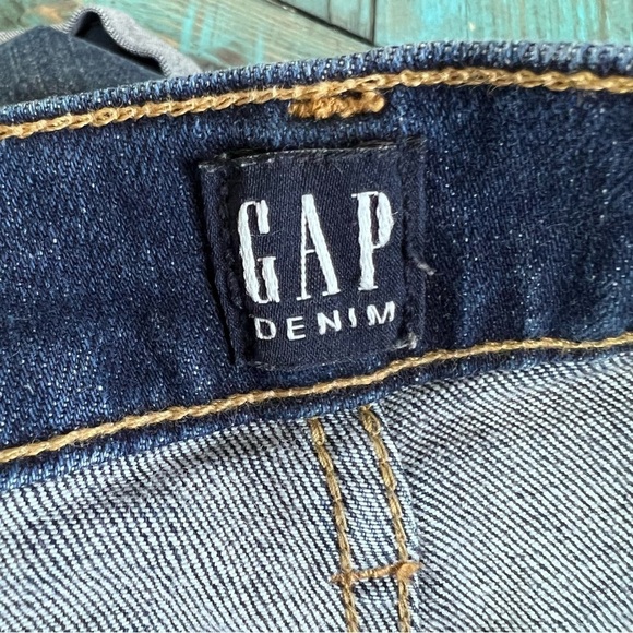 Gap Denim Distressed Jean High Rise Shorts Rolled Cuff Size 25 - Picture 8 of 13